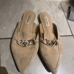 Steve Madden Beige Women's Slip-On Loafers